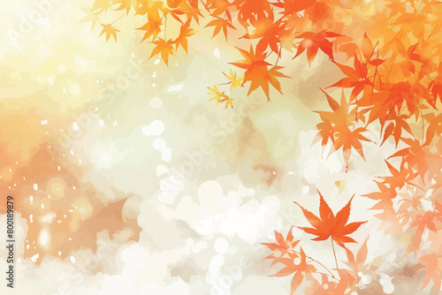 Autumn Leaves Maple Tree Autumn Background