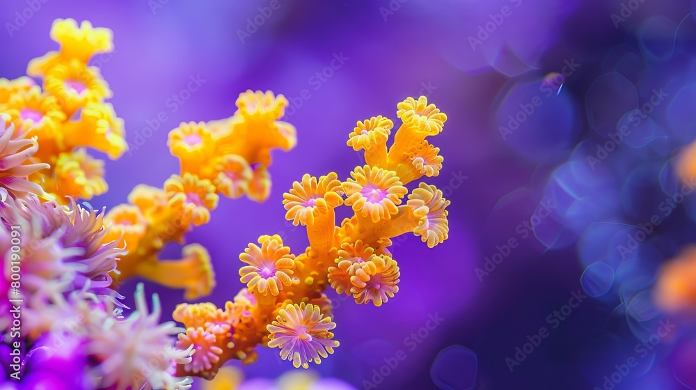 Obraz premium yellow corals.