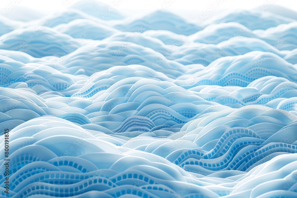 Detailed close up of intricate blue and white patterned fabric for textile enthusiasts Detailed close up of intricate blue and white patterned fabric for textile enthusiasts