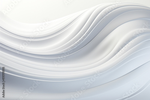 Abstract white background with smooth lines and waves. Vector illustration for your design