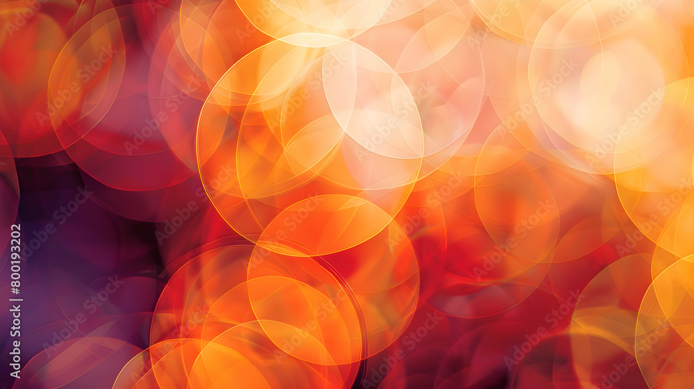 Abstract art photo of overlapping circles in warm sunset colors, taken with a high-definition camera to simulate the glow of a sunset Abstract art photo of overlapping circles in warm sunset colors, taken with a high-definition camera to simulate the glow of a sunset