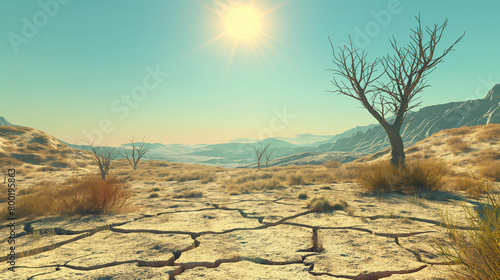 Arid Desert Landscape photo