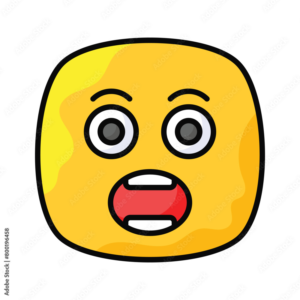 Oh My God expression emoji vector design, editable vector Oh My God expression emoji vector design, editable vector