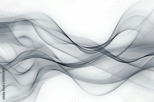 Abstract waves, grey lines on white background ,Wave background, Sound wave, abstract colored equalizer, personal assistant, voice recognition Speaking waveform, Futuristic illustration