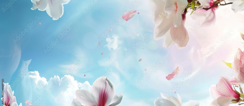 Flowers against the sky
Flowers against the sky