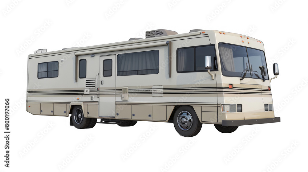 Class A RV isolated on transparent background