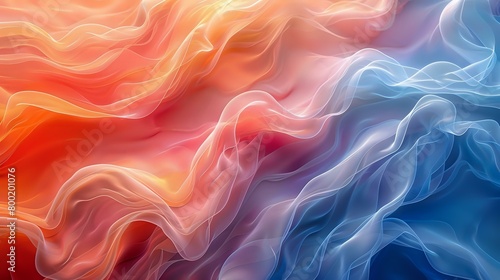 Luminous Abstract Art with Intriguing Interplay of Color and Form