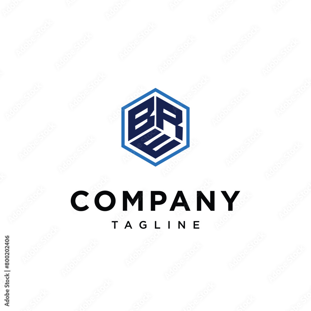 B R E Letter square logo icon vector template.eps B R E Letter square logo icon vector template.eps