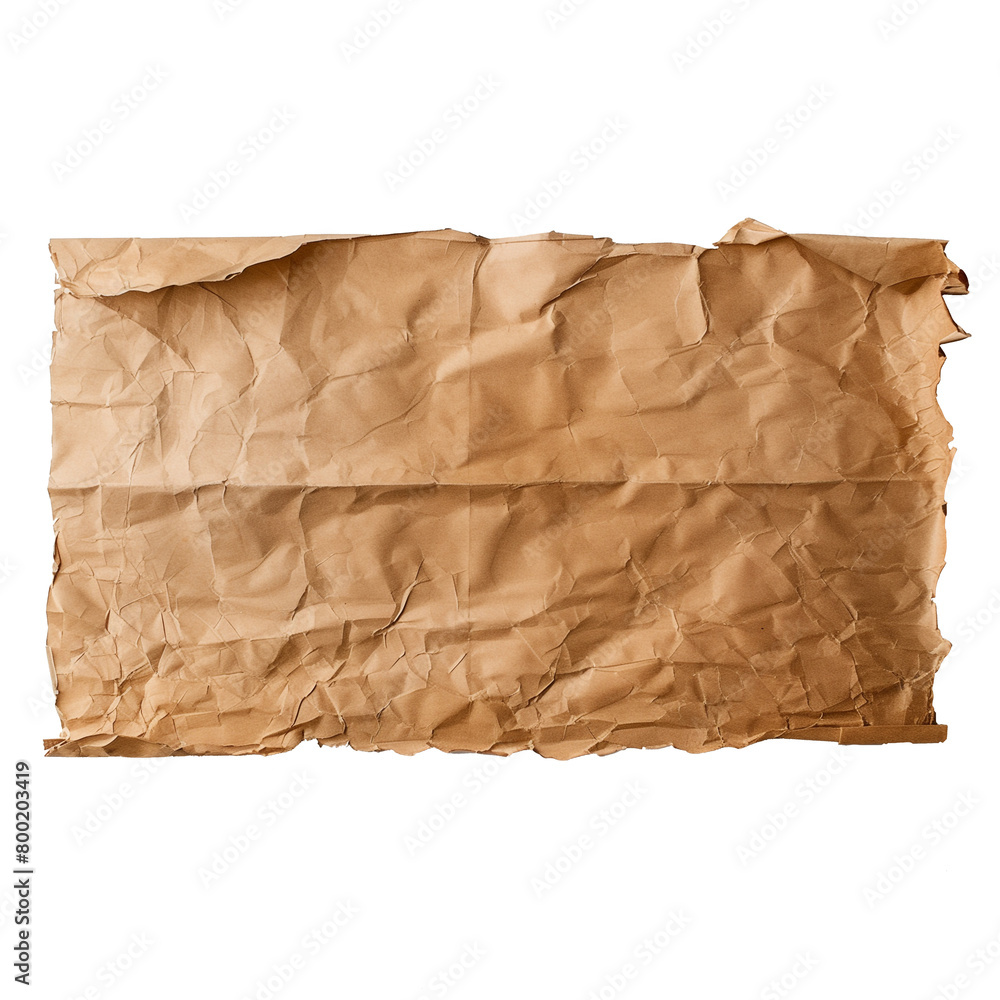 isolated old brown paper banner - paper texture isolated old brown paper banner - paper texture