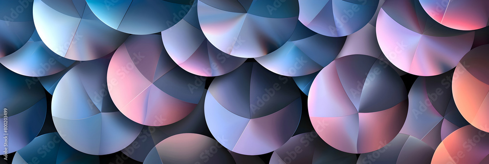 A detailed realistic image of a geometric pattern with overlapping circles and triangles, presented in a gradient from dark to light colors. A detailed realistic image of a geometric pattern with overlapping circles and triangles, presented in a gradient from dark to light colors.