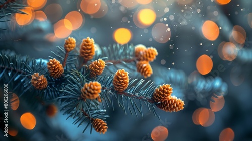 An image of New Year's bokeh photo