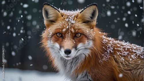 red fox in snow © TP SHOTS