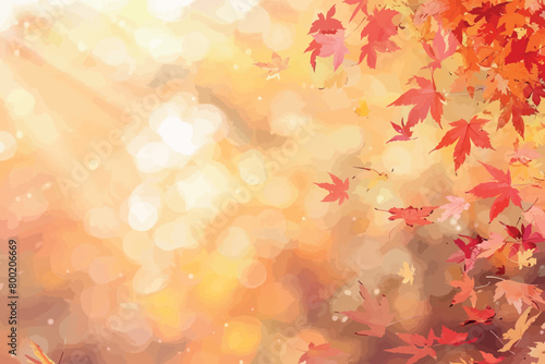 Autumn Leaves Maple Tree Autumn Background