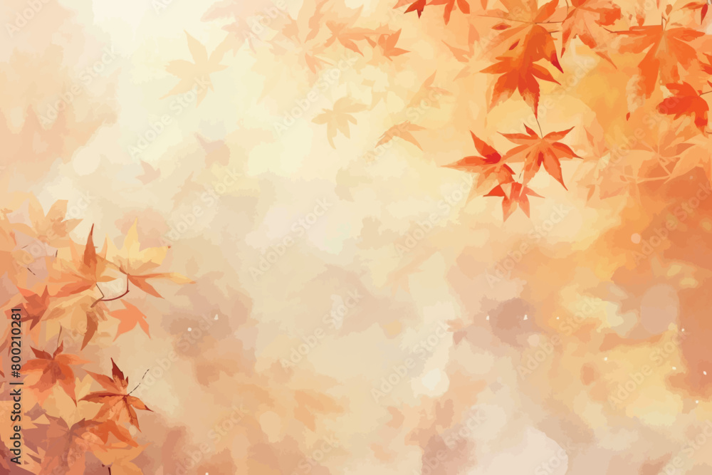 Autumn Leaves Maple Tree Autumn Background