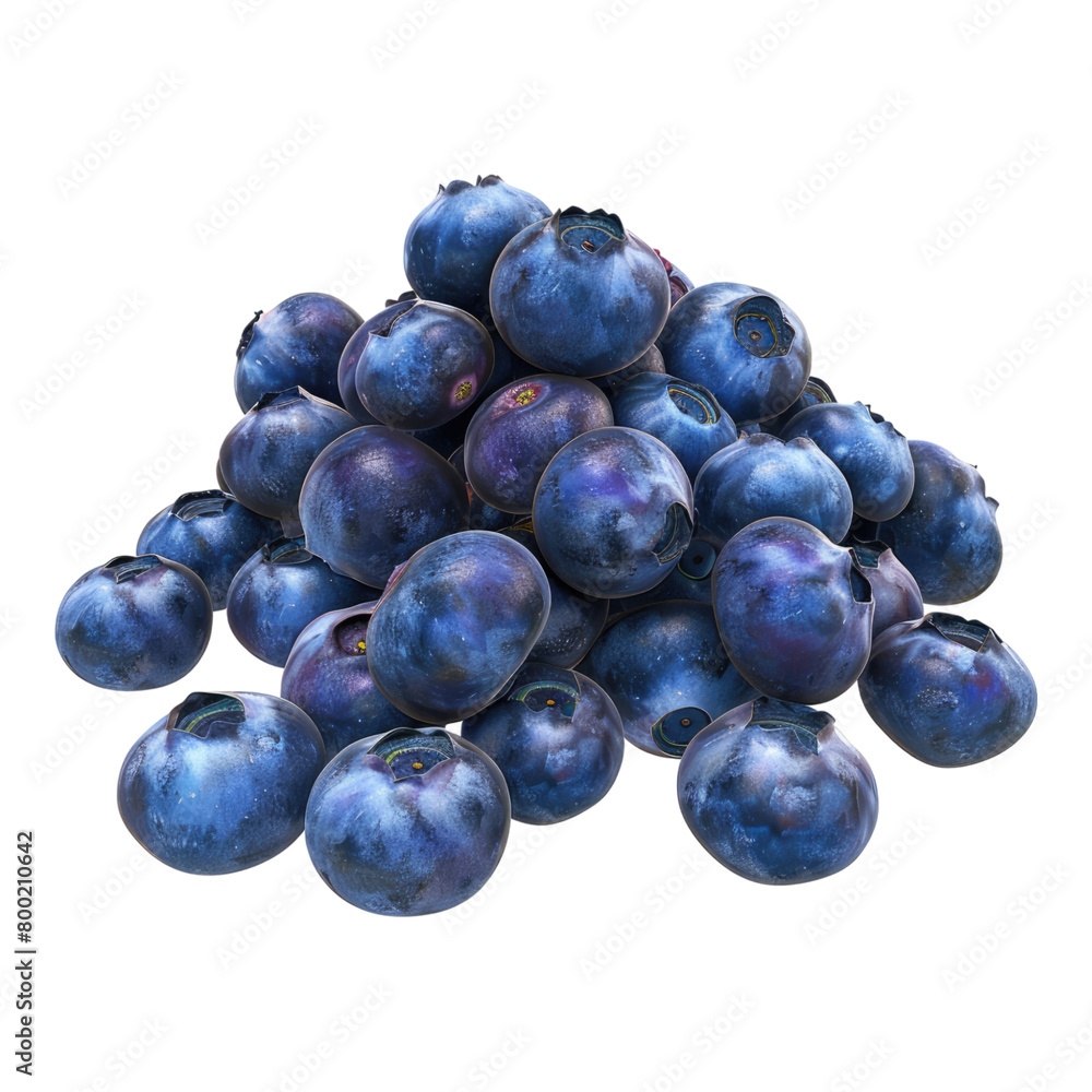 Blueberries isolated on transparent background Blueberries isolated on transparent background