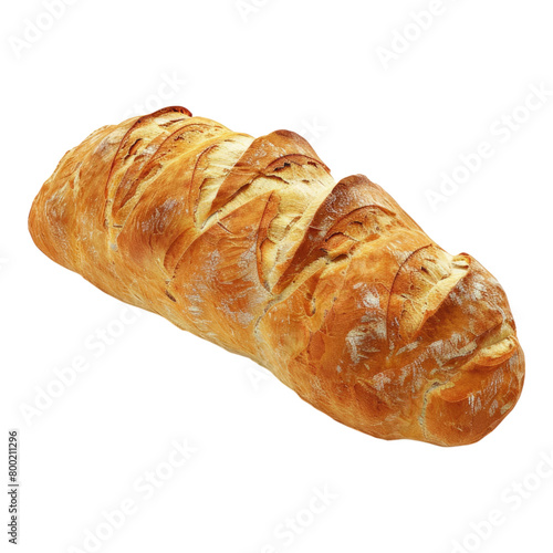 Bread isolated on transparent background