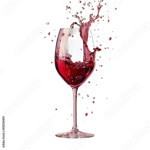 Wine splash İsolated Transparent Background 