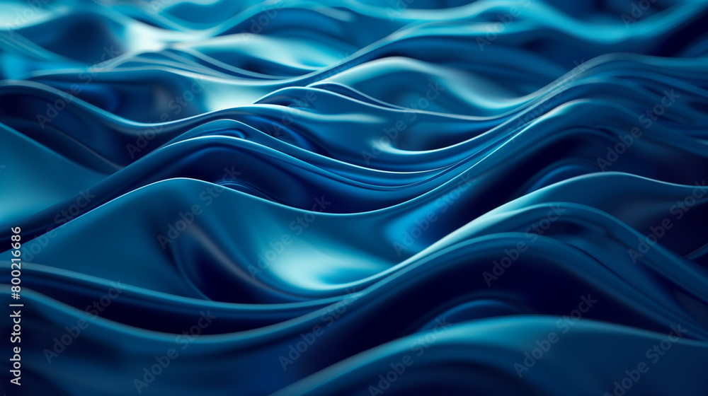 Abstract wallpaper created from Blue 3D Undulating lines. Colorful 3D Render Abstract wallpaper created from Blue 3D Undulating lines. Colorful 3D Render