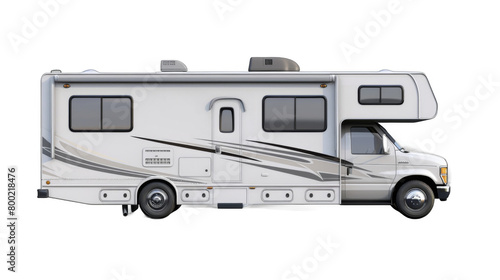 Class C RV isolated on transparent background