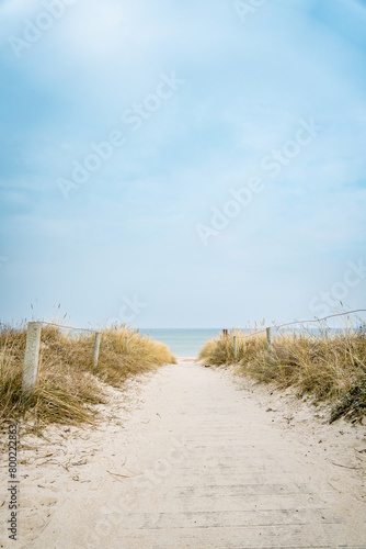 Strandweg Baabe  Ostsee Insel R  gen