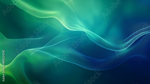 green blue gradient wave abstract background