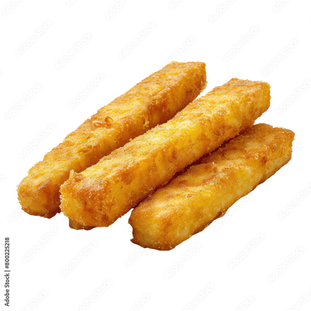 Fish sticks isolated on transparent background Fish sticks isolated on transparent background