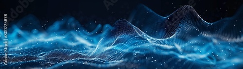 A sound wave graph depicted on a black background, creating an abstract representation of healthcare 8K , high-resolution, ultra HD,up32K HD