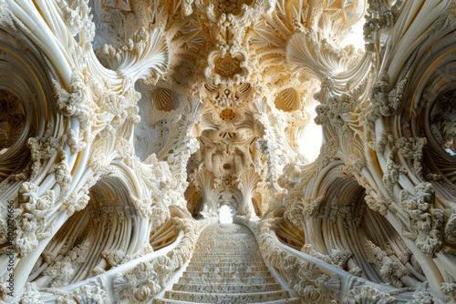 Biological Symmetry: Intricate Architecture in Detailed Messiness photo