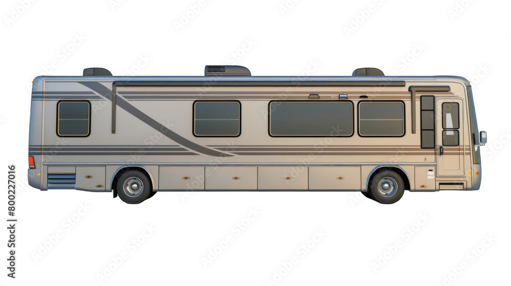 Luxury RV isolated on transparent background