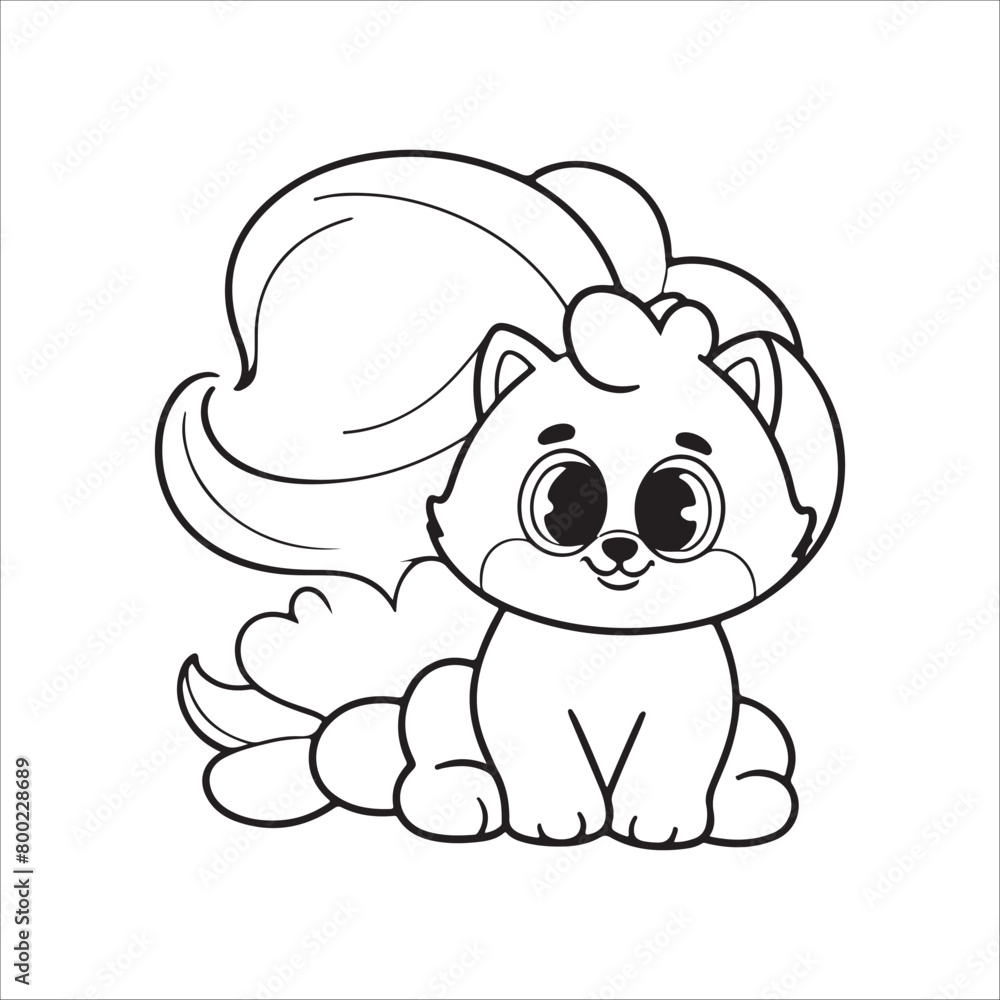 Obraz premium Panda Cartoon Vector