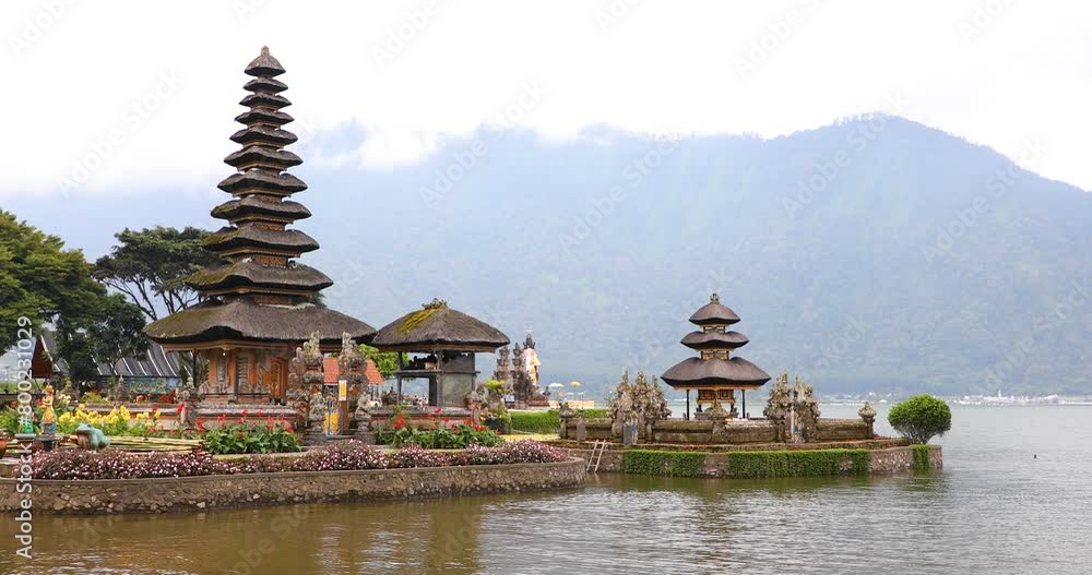 Beautiful view of Ulun Danu Beratan Temple in Bali Island in Bali Island, Indonesia
Beautiful view of Ulun Danu Beratan Temple in Bali Island in Bali Island, Indonesia