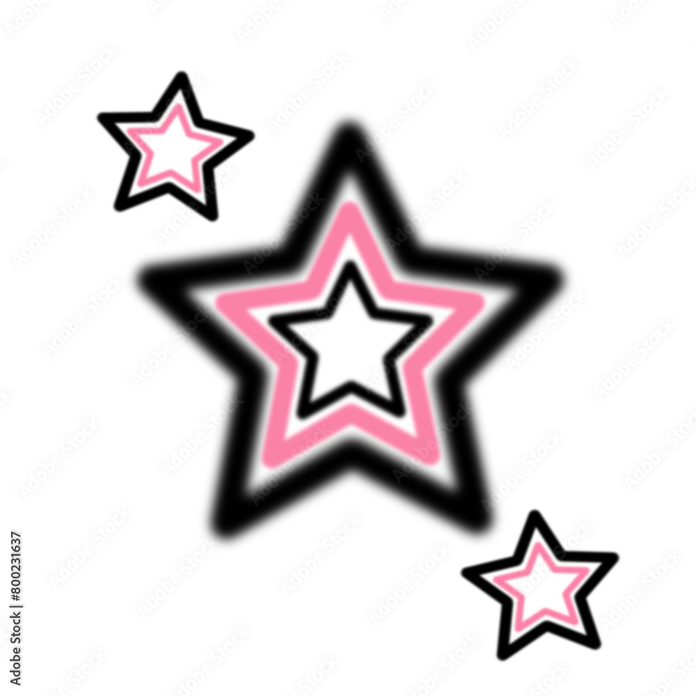 Obraz premium y2k stars