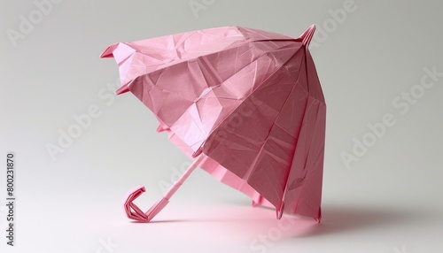 Folded paper rain shelter photo