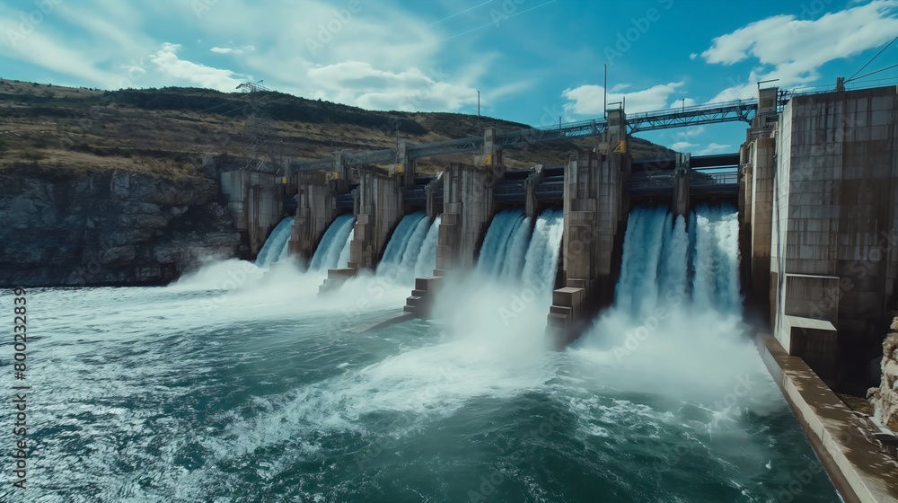 Harnessing Nature's Force: The Majestic Hydroelectric Power Plant Harnessing Nature's Force: The Majestic Hydroelectric Power Plant