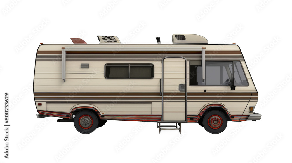 Class C RV isolated on transparent background