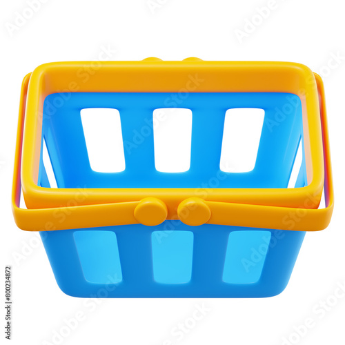 3D Shopping Basket icon