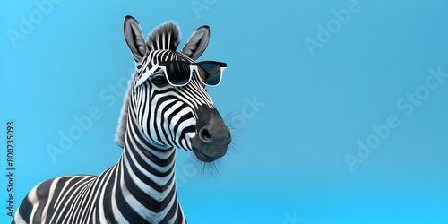 A zebra wearing sunglasses and a shirt that says i love you    Zebra In A Stylish Gray Suit A Humorous Visual Storytelling  