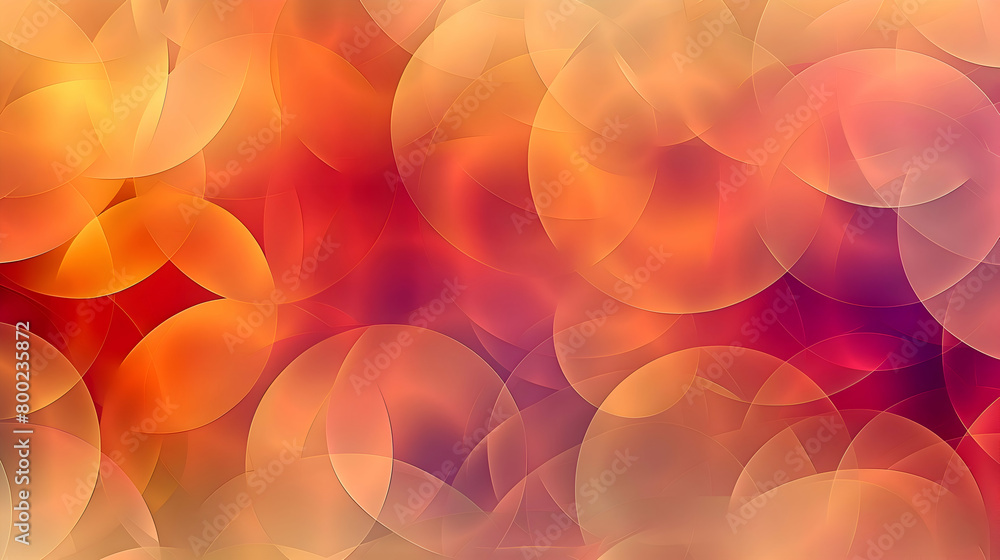 An abstract pattern featuring overlapping circular shapes in warm colors, resembling a sunset, captured with HD camera techniques An abstract pattern featuring overlapping circular shapes in warm colors, resembling a sunset, captured with HD camera techniques