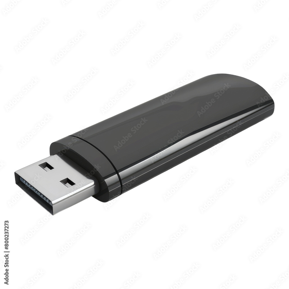 USB flash drive isolated on transparent background USB flash drive isolated on transparent background