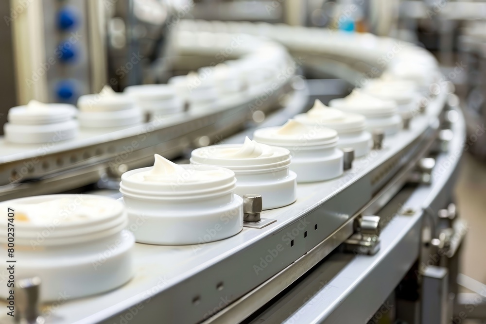 Efficient bottled cosmetic production line in standard factory for streamlined manufacturing process Efficient bottled cosmetic production line in standard factory for streamlined manufacturing process