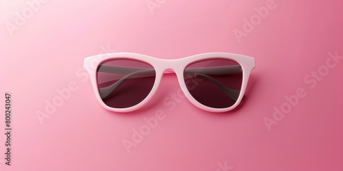 sunglasses symbol on a blush backdrop