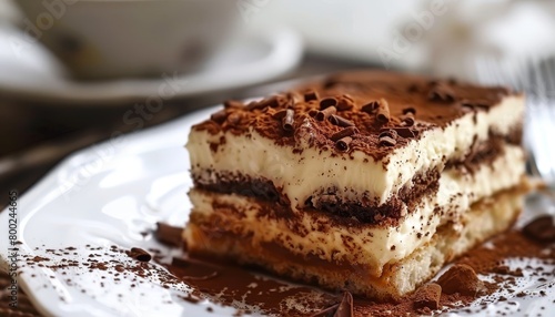 Italian dessert made with sweet chocolate