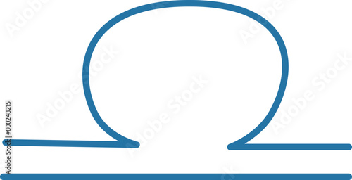 Simple thin line zodiac sign astronomical horoscope symbol libra