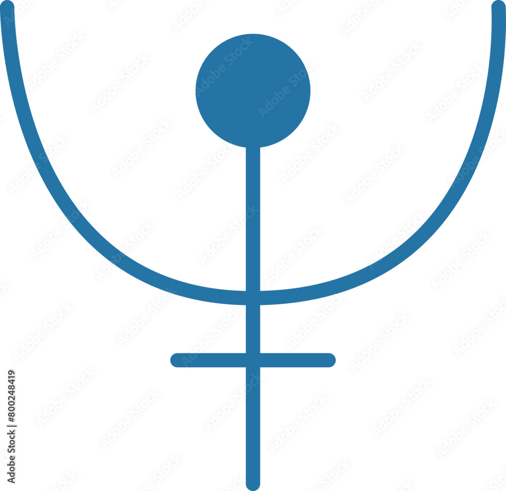 Astrological esoteric planetary glyph symbol Pluto Astrological esoteric planetary glyph symbol Pluto