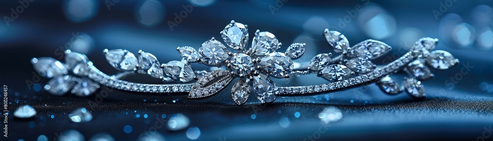 Elegant diamond brooch Elegant diamond brooch