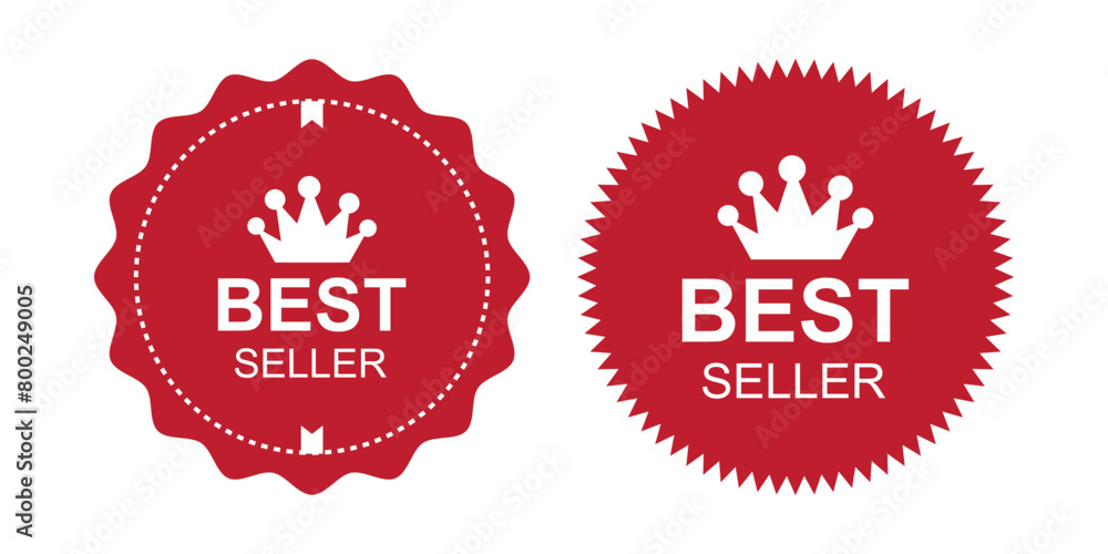 Bestseller (best seller) label or sticker badge flat icon, eps10 Bestseller (best seller) label or sticker badge flat icon, eps10