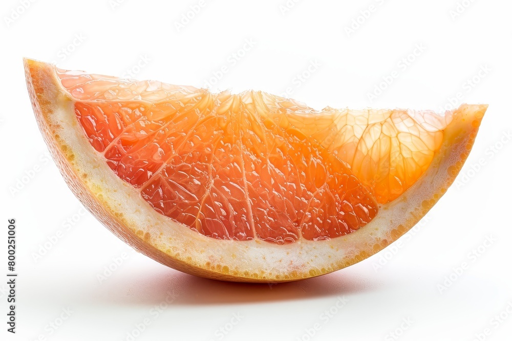 Juicy grapefruit pulp on white background close up shot Piece of peeled citrus fruit Citrus slice wallpaper Juicy grapefruit pulp on white background close up shot Piece of peeled citrus fruit Citrus slice wallpaper