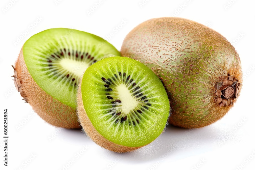 Fototapeta premium Kiwi on white background
