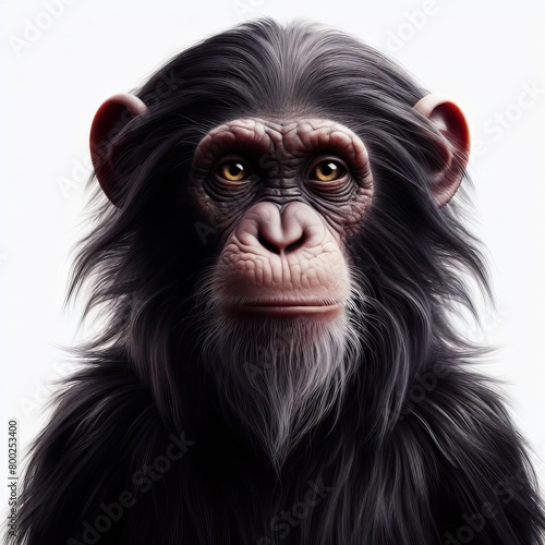 close up portrait of a baboon © Deanmon