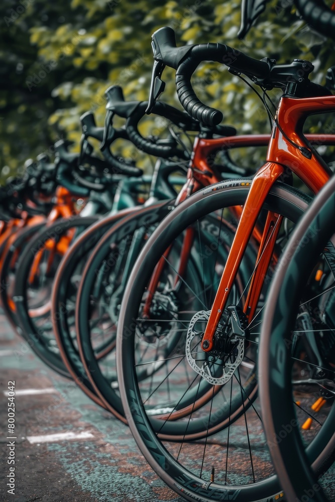 Extensive collection of new bicycles at a specialized store for cycling enthusiasts